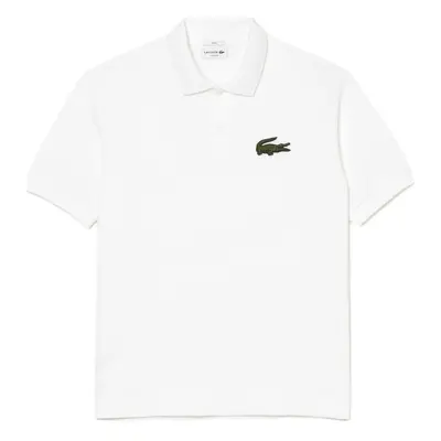 Lacoste Unisex Loose Fit Polo - Blanc Bílá