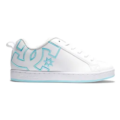 DC Shoes Court graffik 300678 WHITE/WHITE/BLUE (XWWB) Bílá