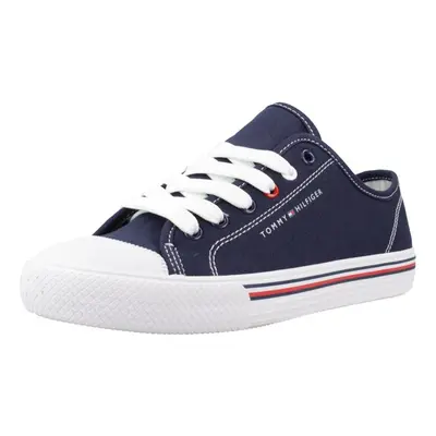 Tommy Hilfiger SNEAKER BASSA ALLACCIATA Modrá