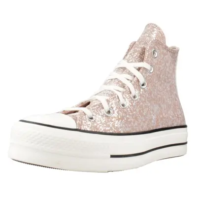 Converse CHUCK TAYLOR ALL STAR LIFT PLATFORM GLITTER Hnědá