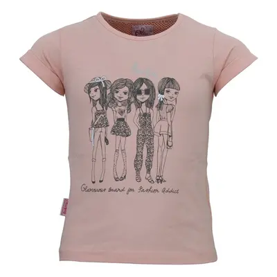 Miss Girly T-shirt fille FRILY Oranžová