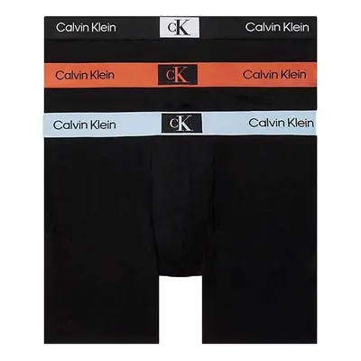 Calvin Klein Jeans 3 Pack Boxer Briefs Black Černá