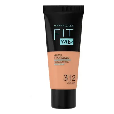 Maybelline New York Fit Me Matte Poreless Foundation - 312 Golden Béžová