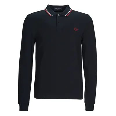 Fred Perry LS TWIN TIPPED SHIRT Tmavě modrá