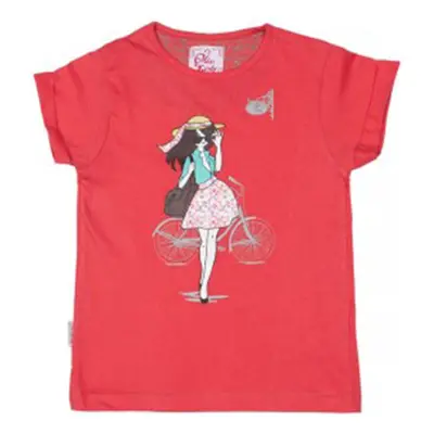 Miss Girly T-shirt manches courtes fille FLIRT Oranžová