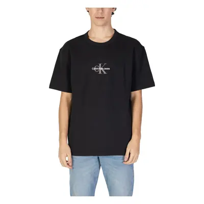 Calvin Klein Jeans CITY GRID SS TEE J30J325645 Černá