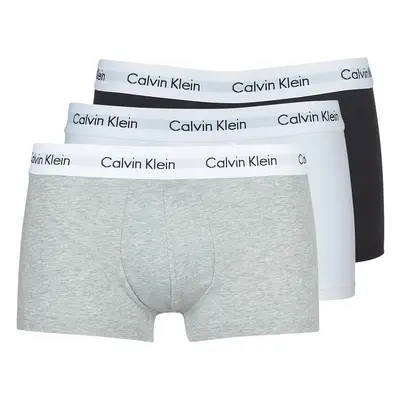 Calvin Klein Jeans COTTON STRECH LOW RISE TRUNK X 3 Černá