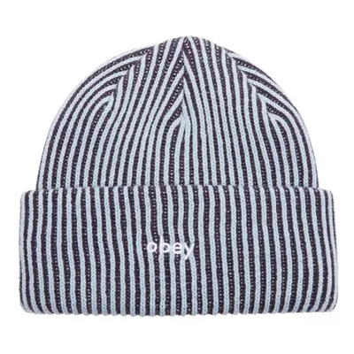 Obey Bowery 2 tone rib beanie Modrá