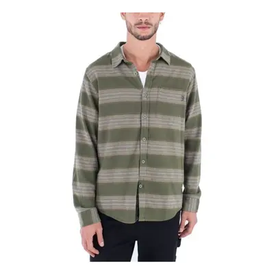 Hurley PORTLAND ORGANIC FLANNEL Zelená