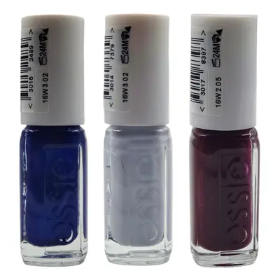 Essie Set of 3 Mini Nail Polishes - 92 Aruba Blue / 604 Press