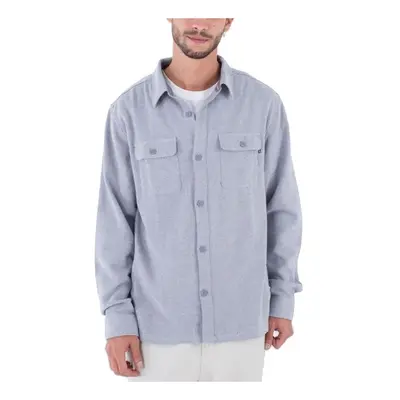 Hurley SANTA CRUZ TWILL FLANNEL Šedá