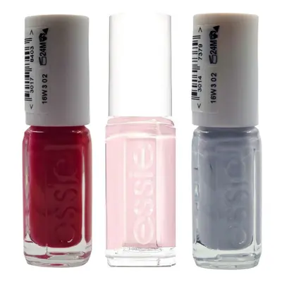 Essie Set of 3 Mini Nail Polishes - 60 Really Red / 11 Not Ju