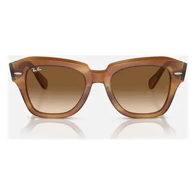 Ray-ban Occhiali da Sole State Street RB2186 140351 Hnědá