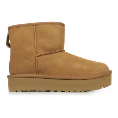 UGG Kids Classic Mini Platform Hnědá