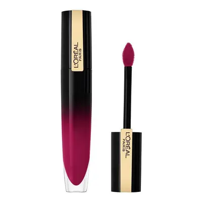 L'oréal Signature Lacquered Liquid Lipstick - 313 Be Rebellious Fialová