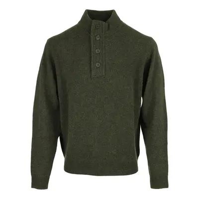 Barbour Essential Patch Half Zip Knited Jumper Zelená