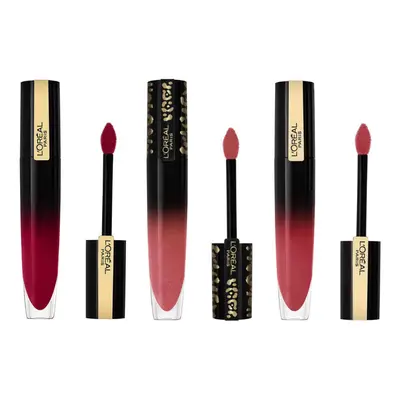 L'oréal Set of 3 Liquid Lipsticks Laqué Signature - 314 Be Succ