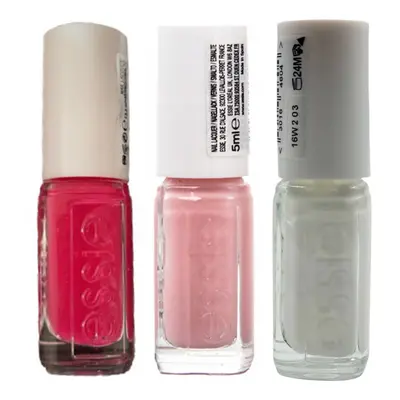 Essie Set of 3 Mini Nail Polishes - 27 Watermelon / 13 Mademo