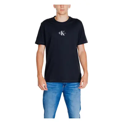 Calvin Klein Jeans MONOLOGO TEE J30J325649 Černá