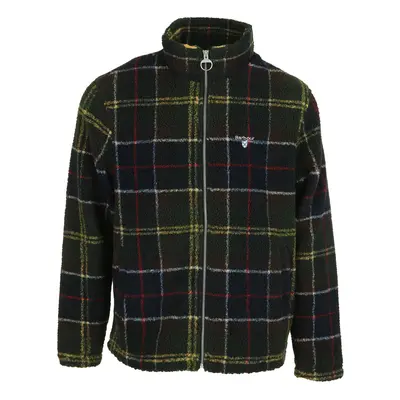 Barbour Tartan Fleece Zip Through Zelená