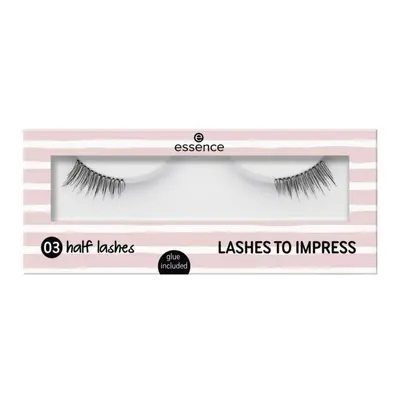 Essence False Eyelashes Lashes To Impress - 03 Half Lashes Fialová