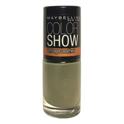 Maybelline New York Colorshow Vintage Leather Nail Polish - 208 Sage Staple Zelená