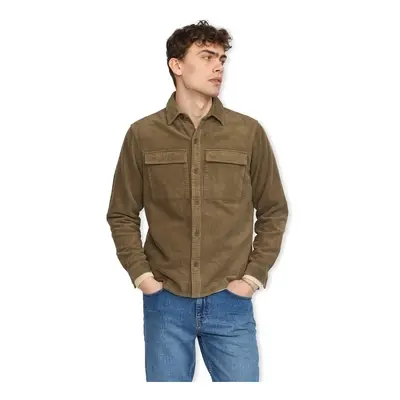 Rvlt Revolution Utility Shirt 3776 - Light Army Hnědá