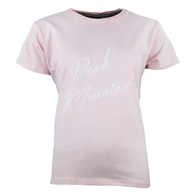 Peak Mountain T-shirt manches courtes femme ATRESOR Růžová