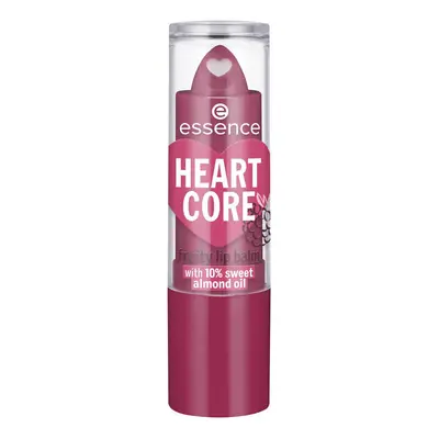 Essence Heart Core Fruity Lip Balm - 05 Bold Blackberry Bordó