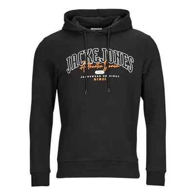 Jack & Jones JJLARRY SWEAT HOOD Černá