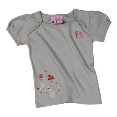 Miss Girly T-shirt manches courtes fille FURY Šedá