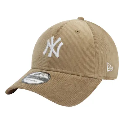 New-Era 9FORTY New York Yankees MLB Cord Cap Béžová