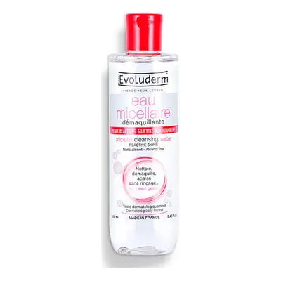 Evoluderm Micellar Cleansing Water for Reactive, Redness-Prone Sk