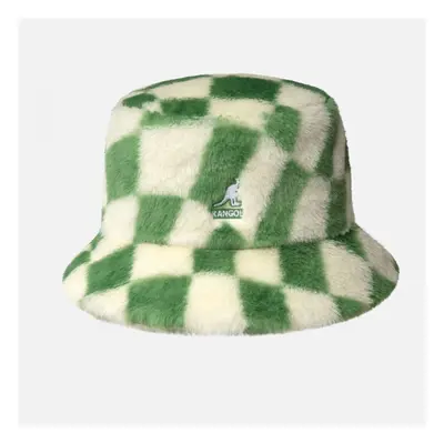 Kangol Faux fur bucket Zelená