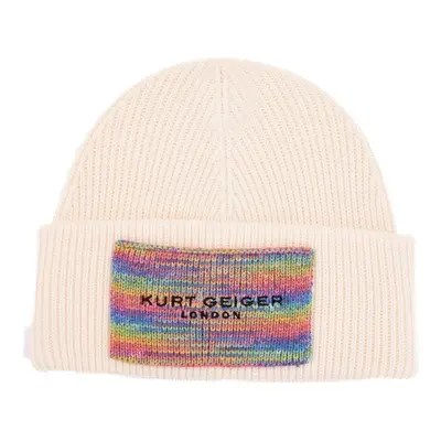 Kurt Geiger London KGL KNITTED BEANIE Béžová