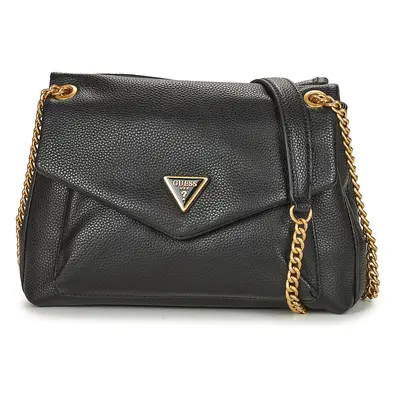 Guess LARYN CONVERTIBLE CROSSBODY FLAP Černá