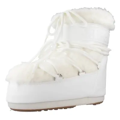 Moon Boot MB ICON LOW FAUX FUR Bílá