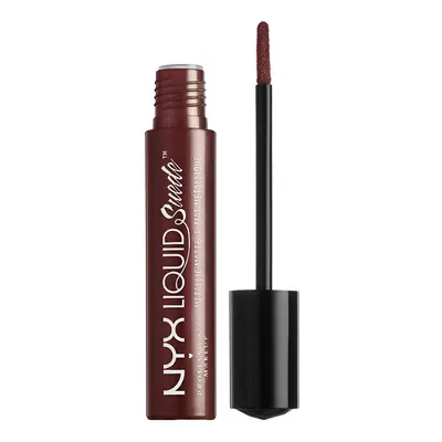 Nyx Professional Make Up Liquid Suede Metallic Matte Lipstick - Neat Nude Hnědá