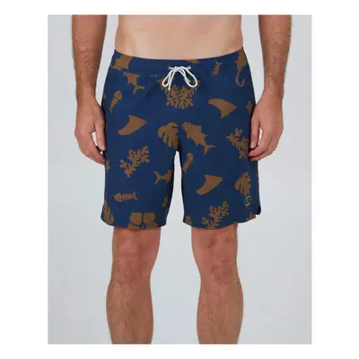 Salty Crew Lowtide elastic boardshort Modrá