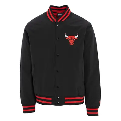 New-Era Team Logo Bomber Chicago Bulls Jacket Černá