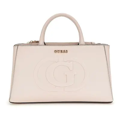 Guess Eco Mietta Small Society Satchel Růžová