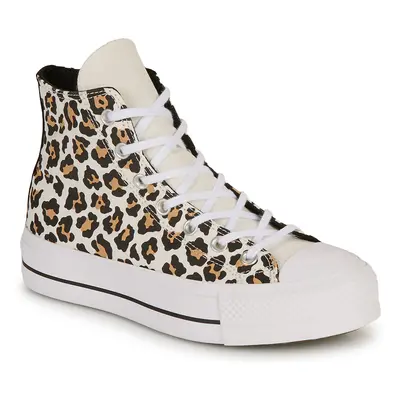 Converse CHUCK TAYLOR ALL STAR LIFT PLATFORM LEOPARD LOVE ruznobarevne