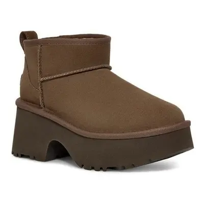 UGG BOTY W CLASSIC ULTRA MINI NEW Béžová