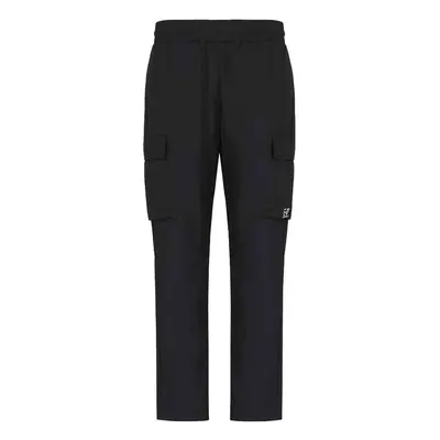 Ea7 Emporio Armani Core Identity Nylon Cargo Jogger Pants Black Černá