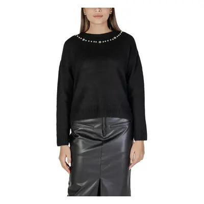 Vila VILOUISIANA O-NECK KNIT TOP/KA 14103841 Černá