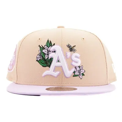 New-Era MLB FLORAL 9FIFTY OAKATH Béžová