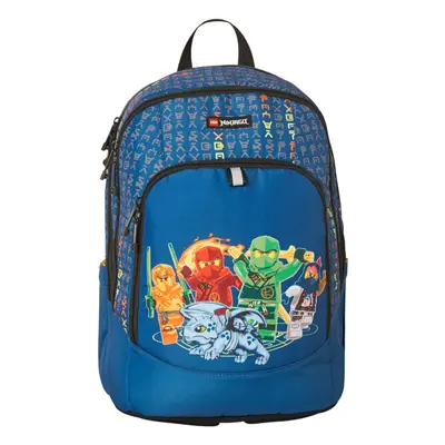 Lego Ninjago Base School Backpack Modrá