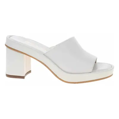 Tamaris Dámské pantofle 1-27245-38 white leather Bílá