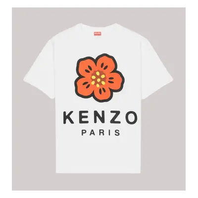 Kenzo T-shirt Flower Boke Bílá