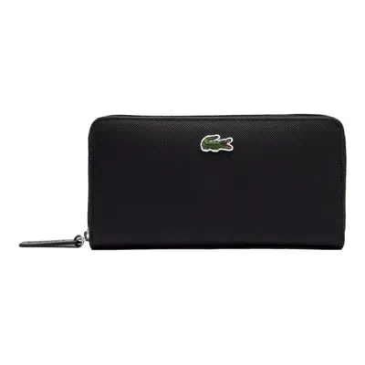 Lacoste L.12.12 Concept Zip Wallet - Noir Černá